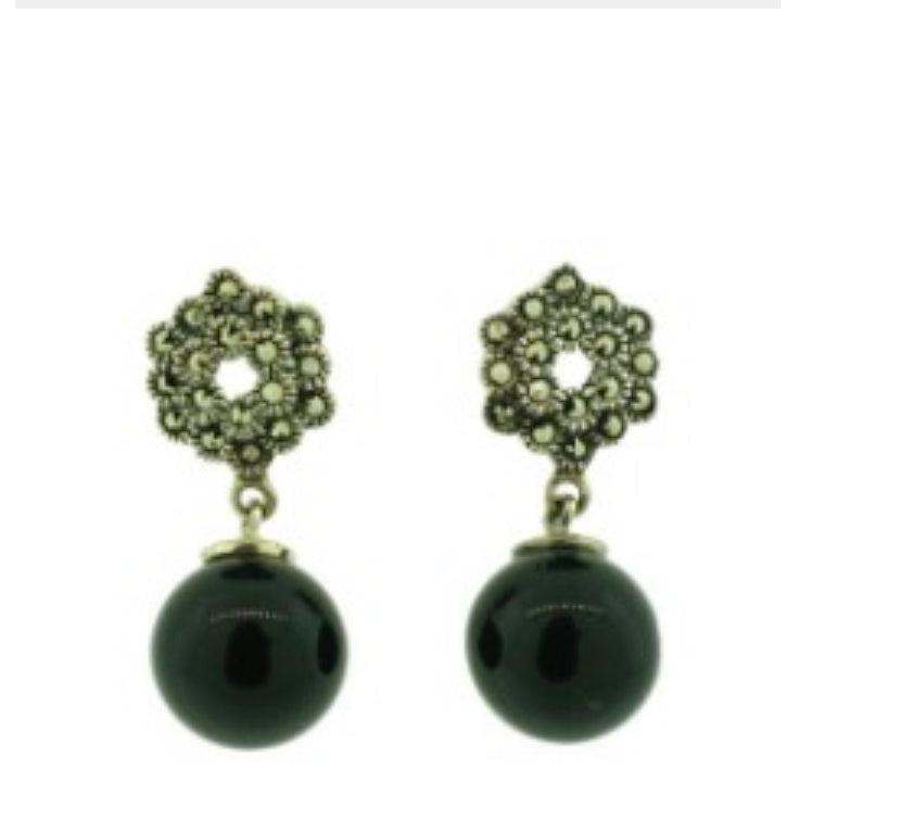 Black earrings
