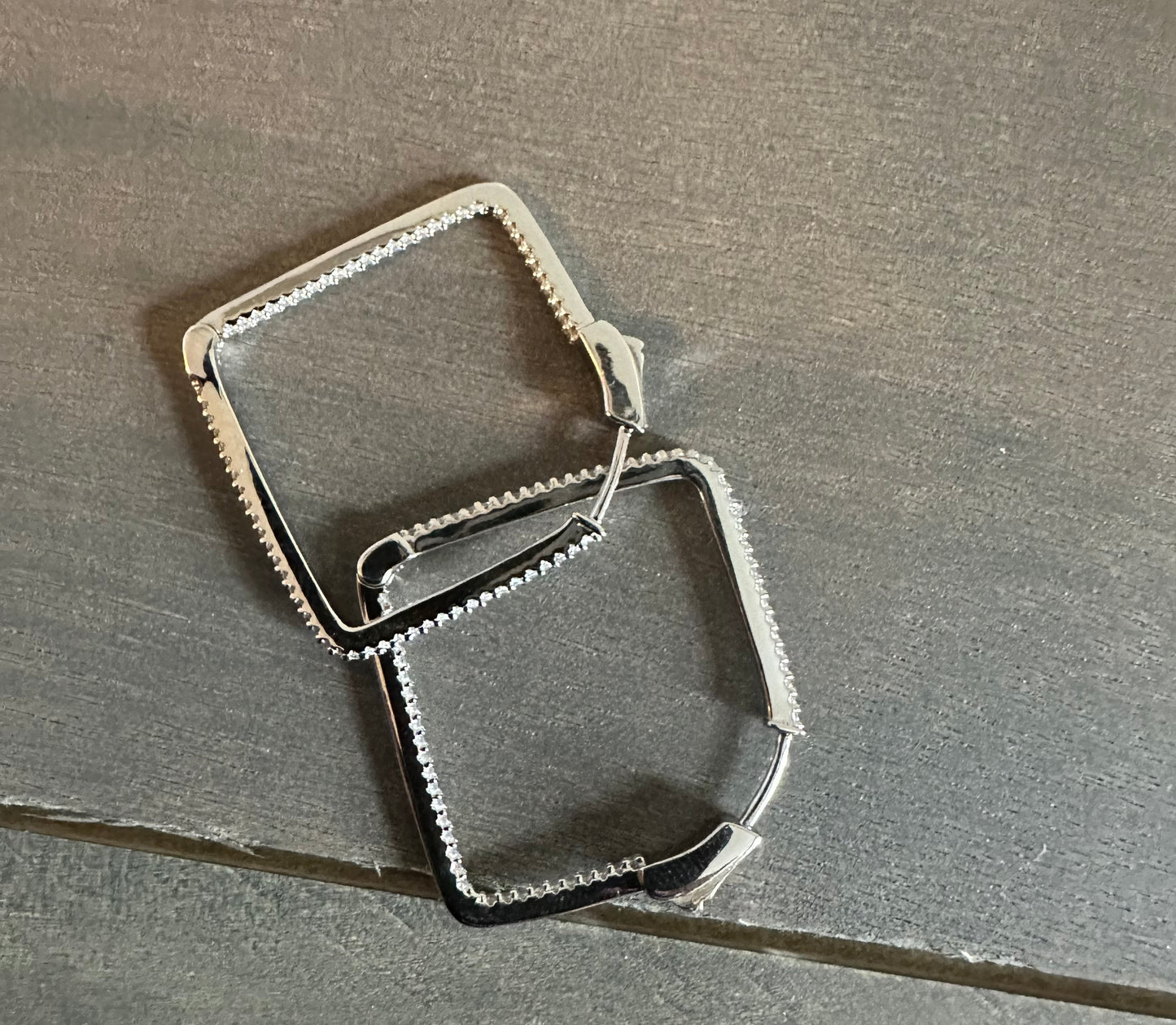 Ivelissa”s collections Cz square hoop