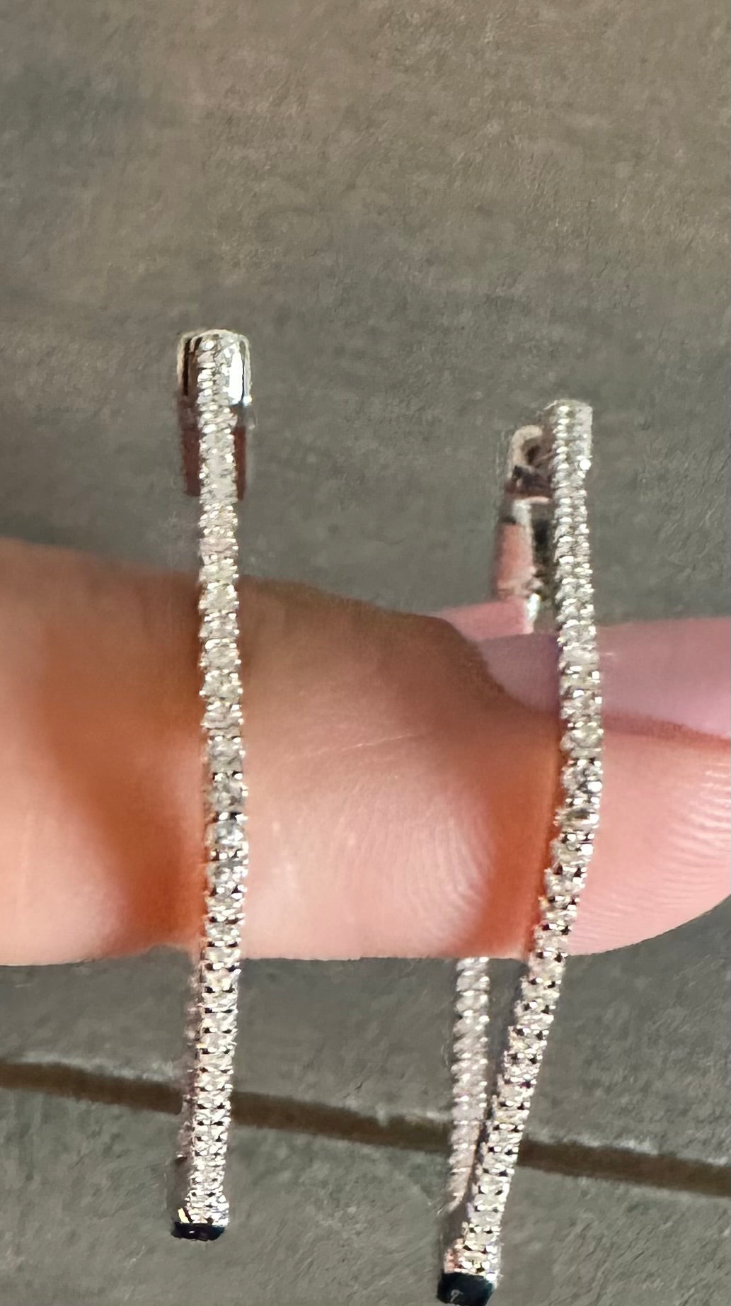 Ivelissa”s collections Cz square hoop