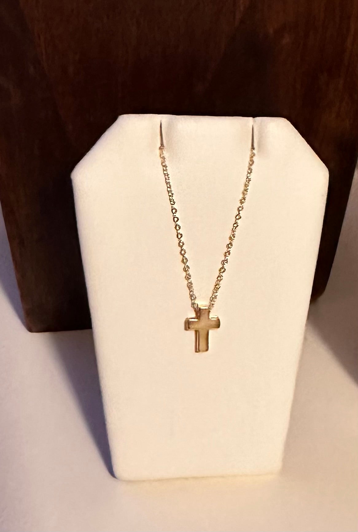 Mini cross necklace